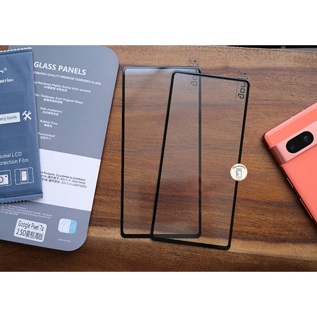 Cường lực GOR Google Pixel 7a Full màn viền đen, Dán màn hình Pixel 7a, siêu mượt, chống bám vân tay