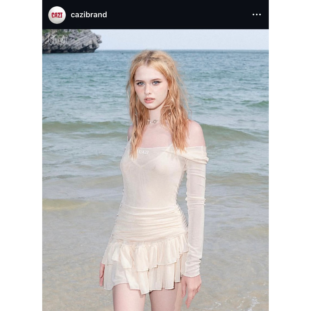 Pass đồ - Set đầm Cazi brand size xs (đọc kĩ mô tả)