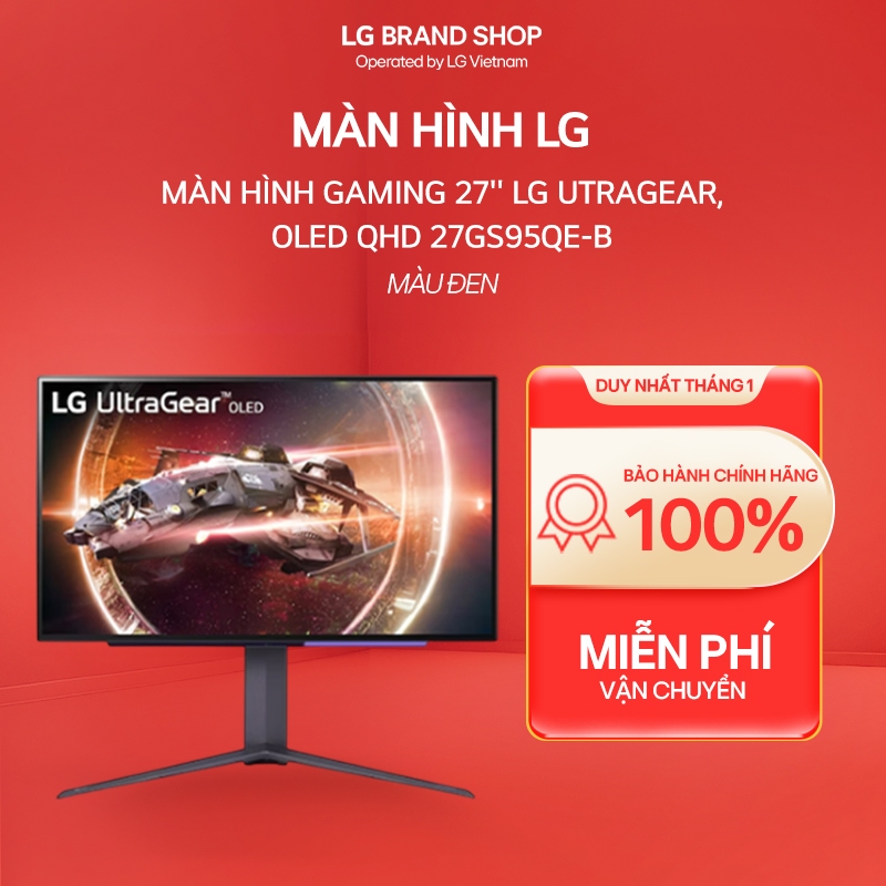27GS95QE-B.ATV-Màn hình Gaming 27'' LG UtraGear, OLED QHD với tốc độ làm mới 240Hz