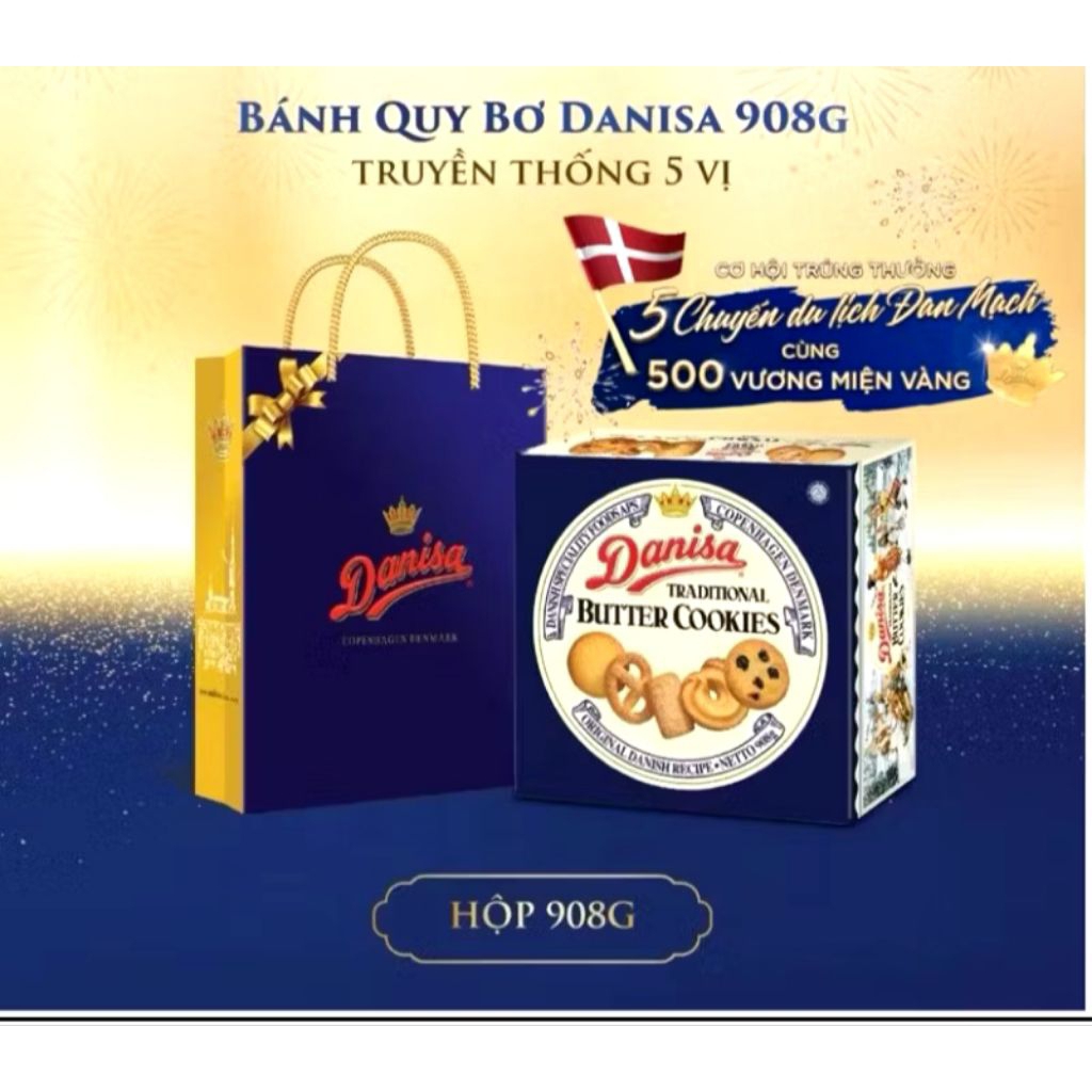 Banh quy bơ Danisa 908g