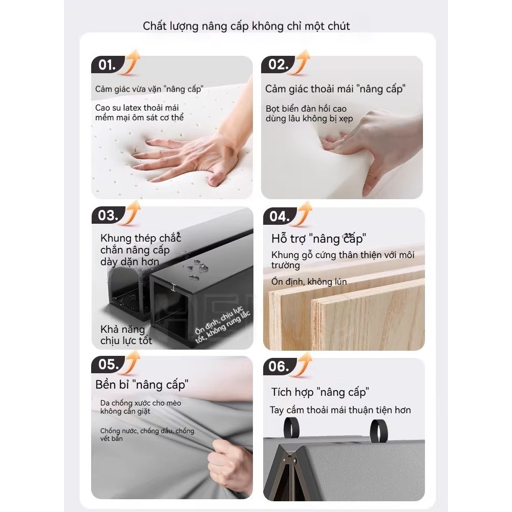 HEINO Giường Gấp Thông Minh Cho Công Nhân Điều Chỉnh Đầu 5 Nấc Di Chuyển Dễ Dàng Giá Chỉ Dưới 900K | BigBuy360 - bigbuy360.vn