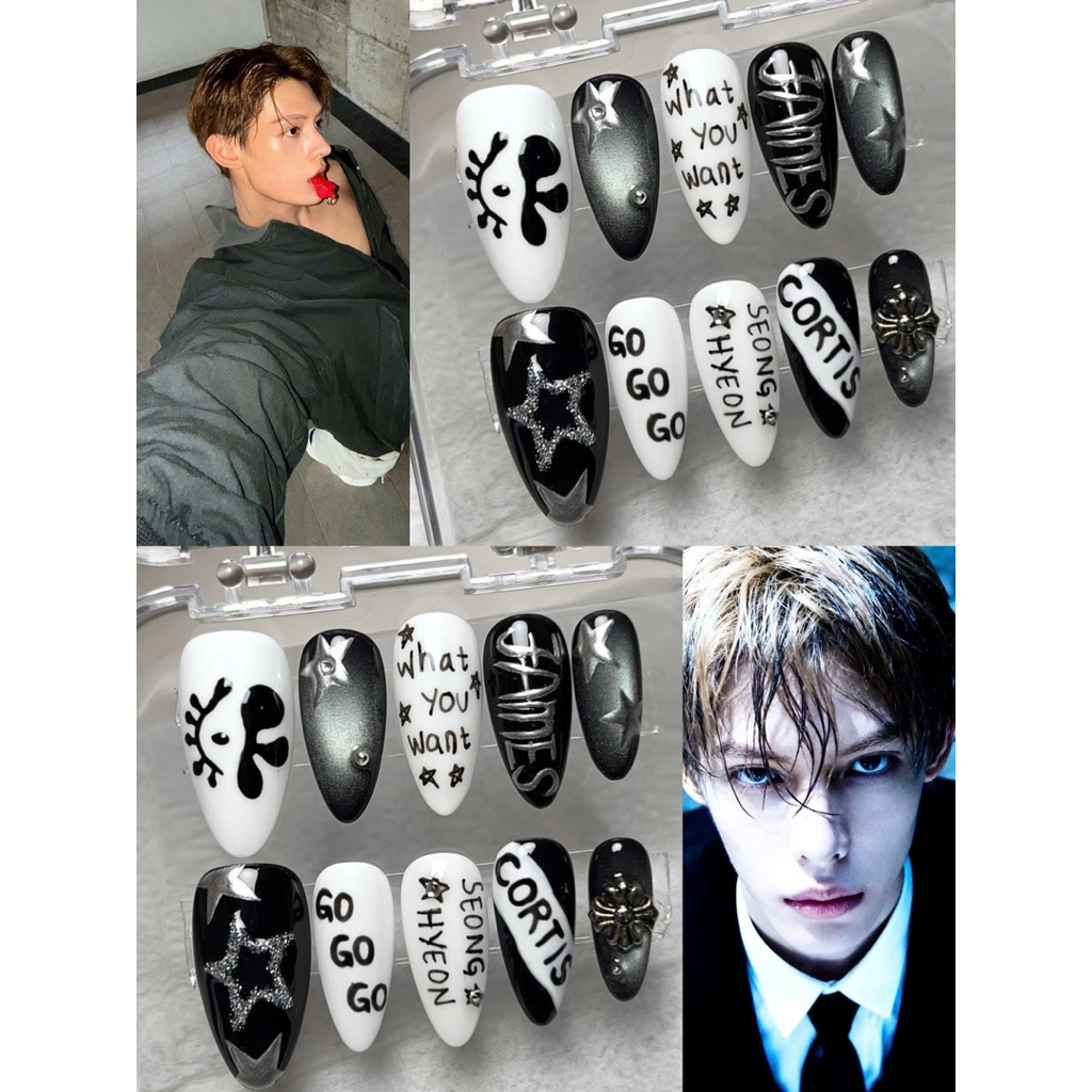 S69 Nail box James Cortis _ nail box thiết kế _ nail box nam nữ _ Gothic nail