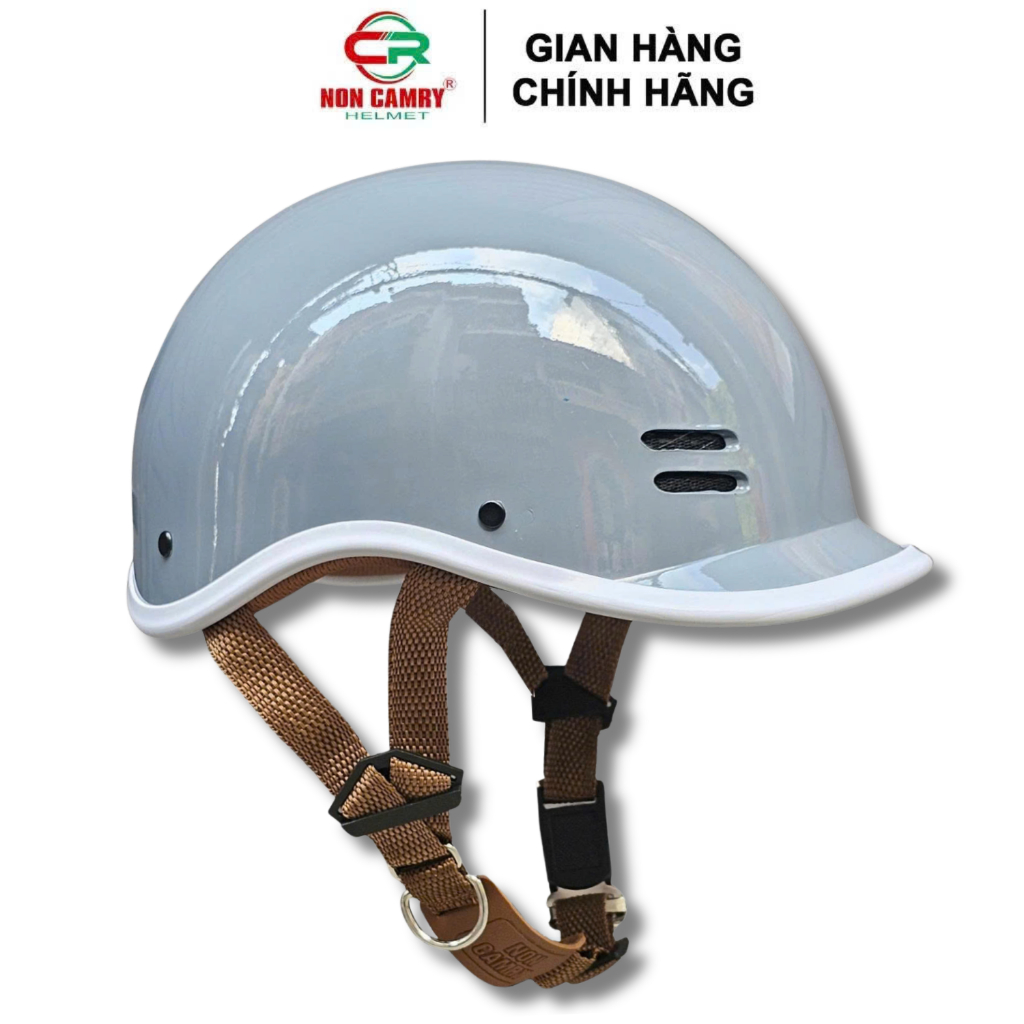 Mũ bảo hiểm nửa đầu Cá Heo CAMRY HELMETS freesize đội thoải mái nhẹ đầu