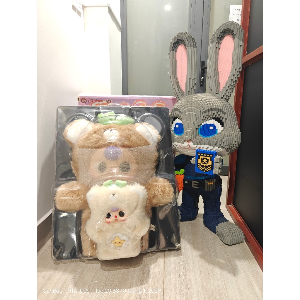 (Auth Hàng Sẵn) Baby Three 1000% Gấu Nâu 400% Gấu Trắng Siêu Đáng Yêu BB3 Có Box KHÔNG Card