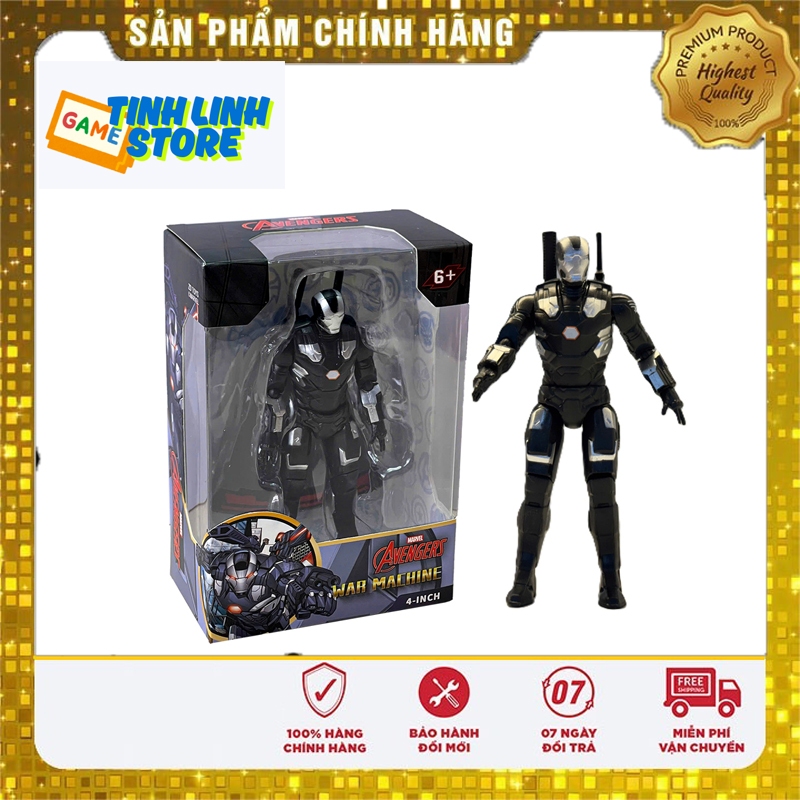 Mô hình Marvel - Avengers -  War Machine (4 Inch) - ZD  Toys - ZC28