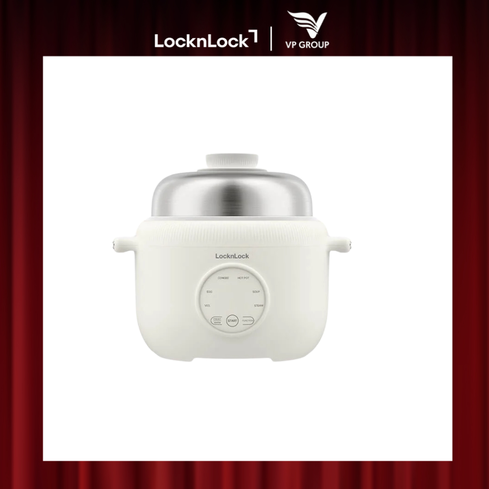 Nồi điện đa năng LocknLock Digital multipot 220-240V, 50-60Hz, 500W, 1.6L- Màu ngà - EJP186IVY