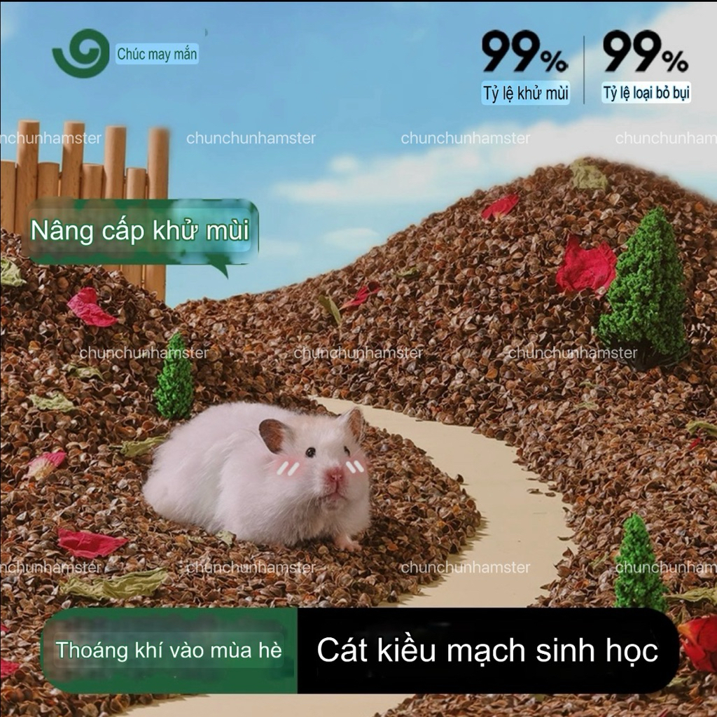 [ GJO ] VỎ KIỀU MẠCH LÓT CHUỒNG CHO HAMSTER