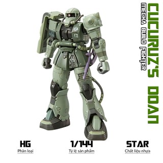 Mô hình HG Cucuruz's Doan Zaku, 1/144 Mecha, Đồ chơi lắp ráp nhựa