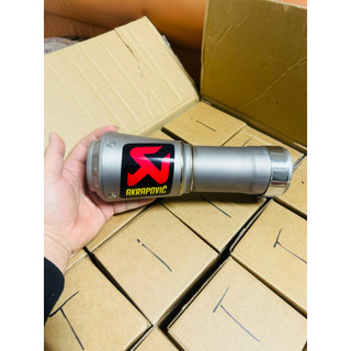 Bô akrapovic fom moto3 Full titan họng 60mm