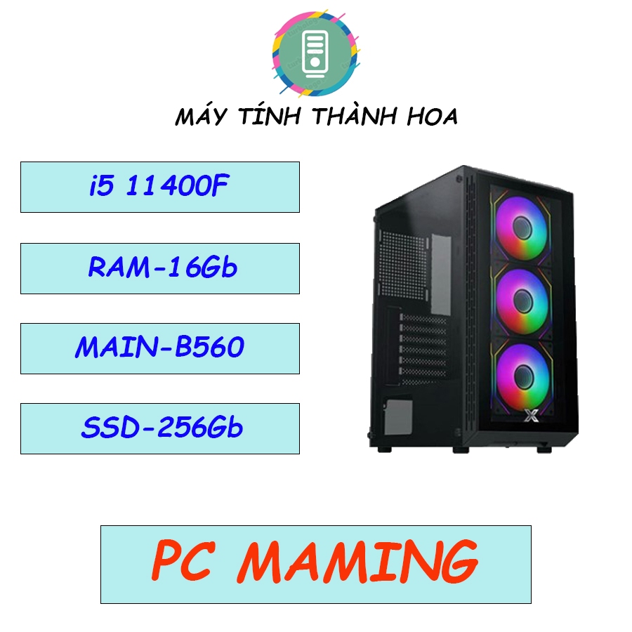Bộ Máy Dòng Gaming main B560, i5 11400F Chiến Game Nhẹ làm Đồ Hoạ