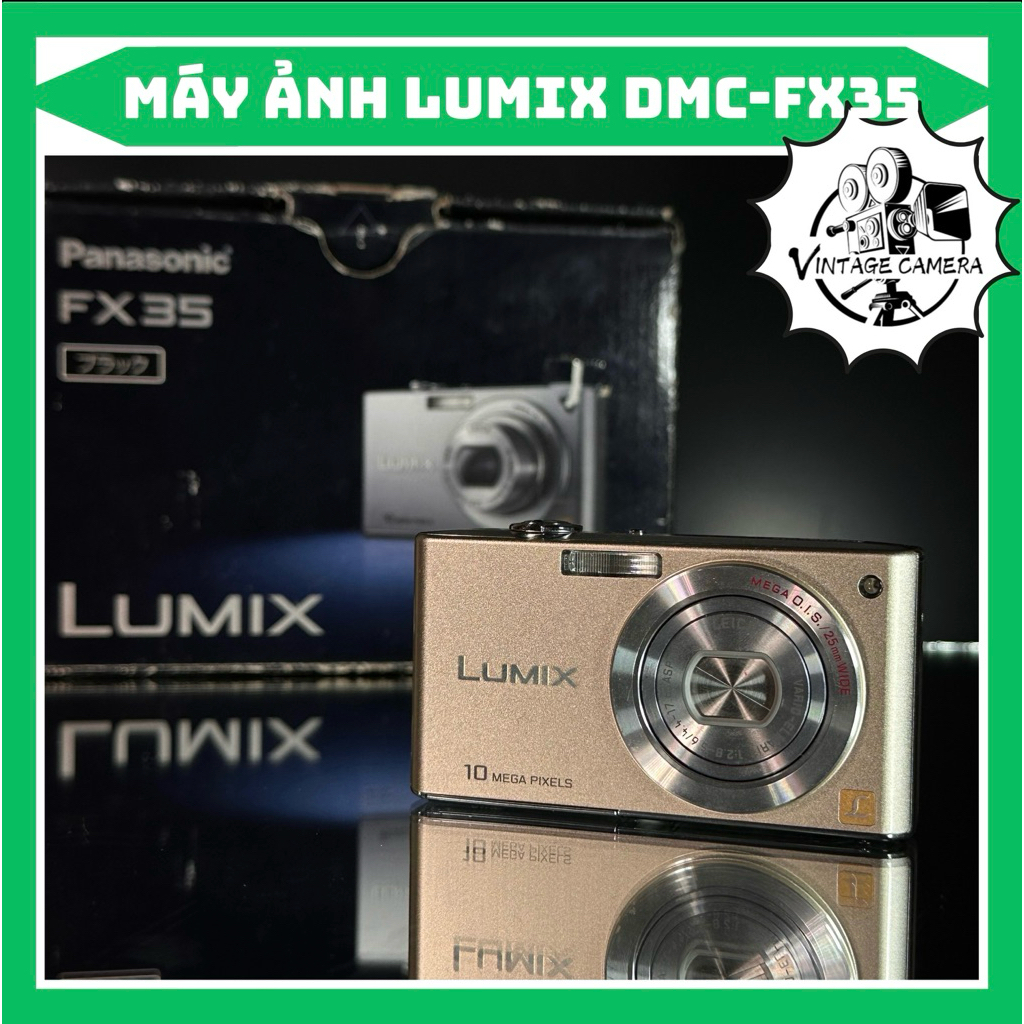 Máy ảnh KTS Vintage Lumix DMC-FX35 ( Full box 99,9%)