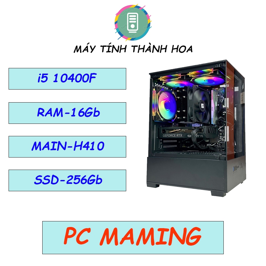 Bộ May Tính Chiến Game i5 10400F ,Main H410 chiến được game nhẹ nhàng
