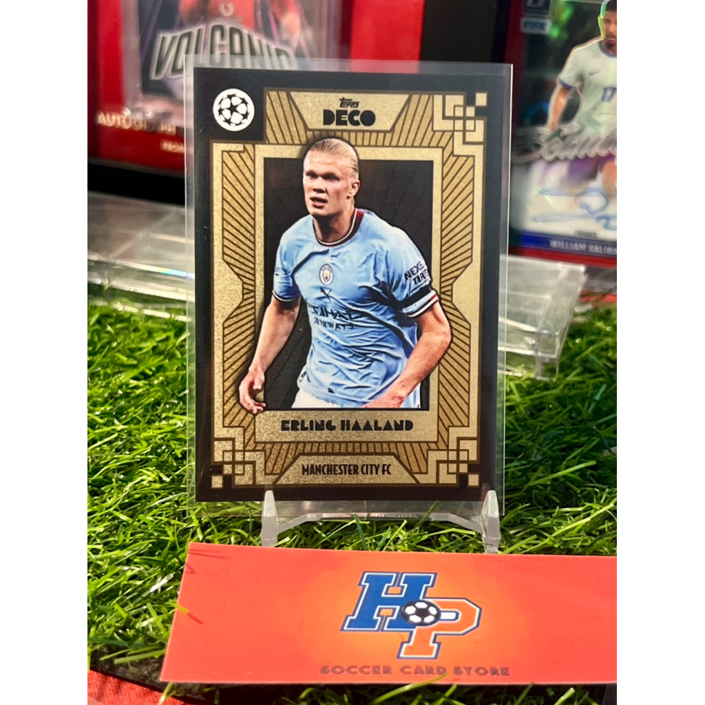Thẻ bóng đá Erling Haaland Topps Deco 2021/22