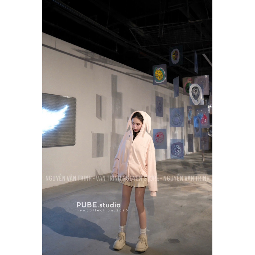 Áo Khoác Mũ 13De Marzo Thỏ