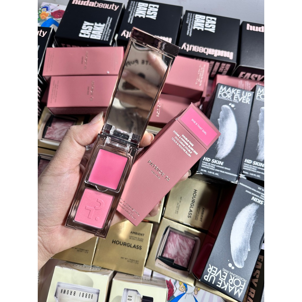 [BILL US] Má hồng patrick ta-Patrick Ta Major Headlines Double-Take Crème & Powder Blush Duo mini fu
