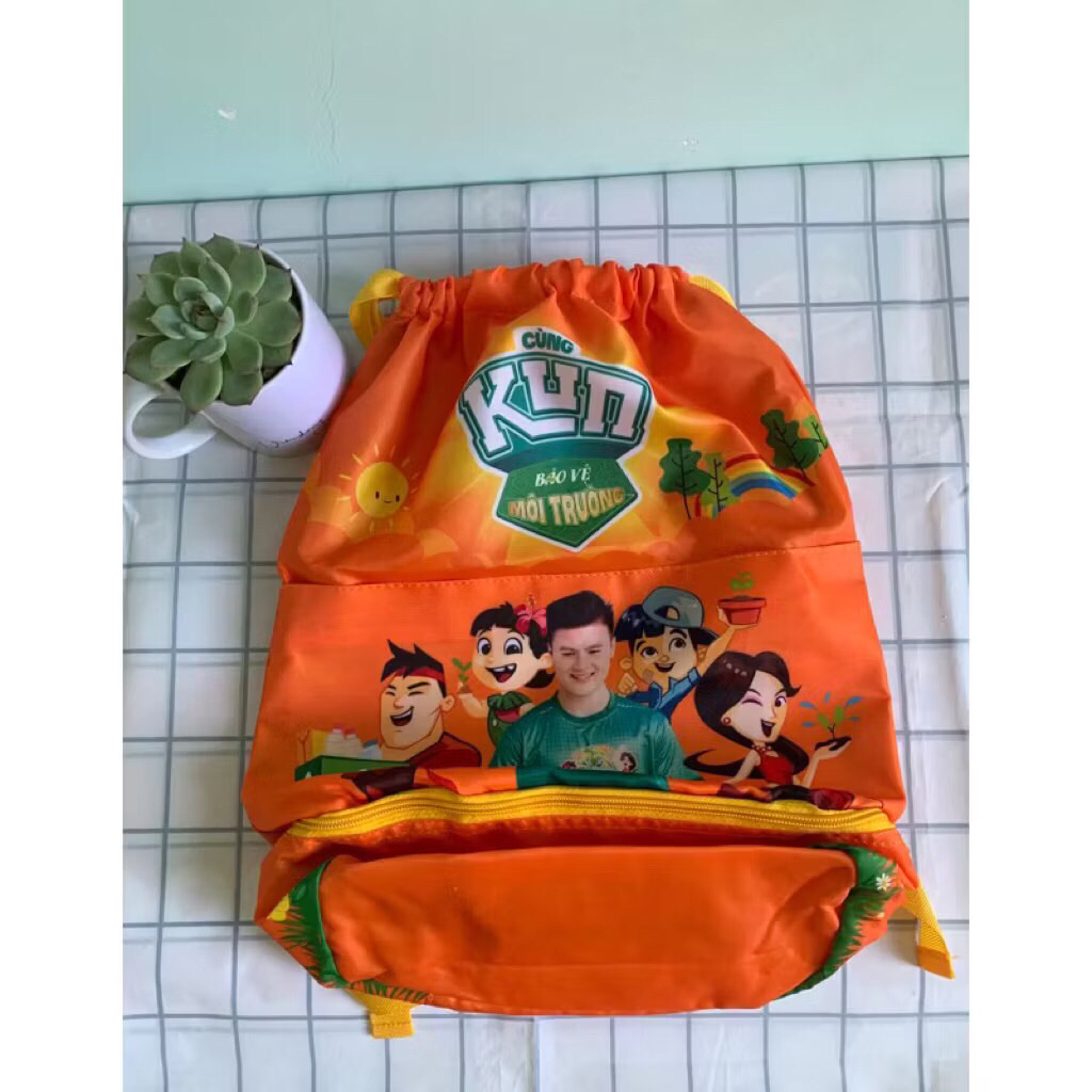 Túi rút kun túi rút thể thao cho bé hàng khuyến mãi sữa kun