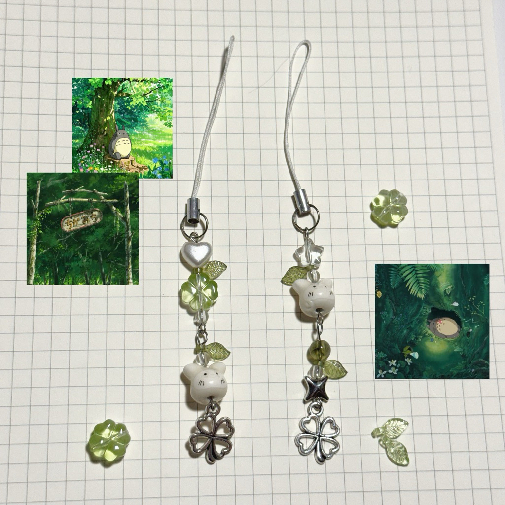 Móc khoá, dây treo điện thoại Totoro - Ghibli