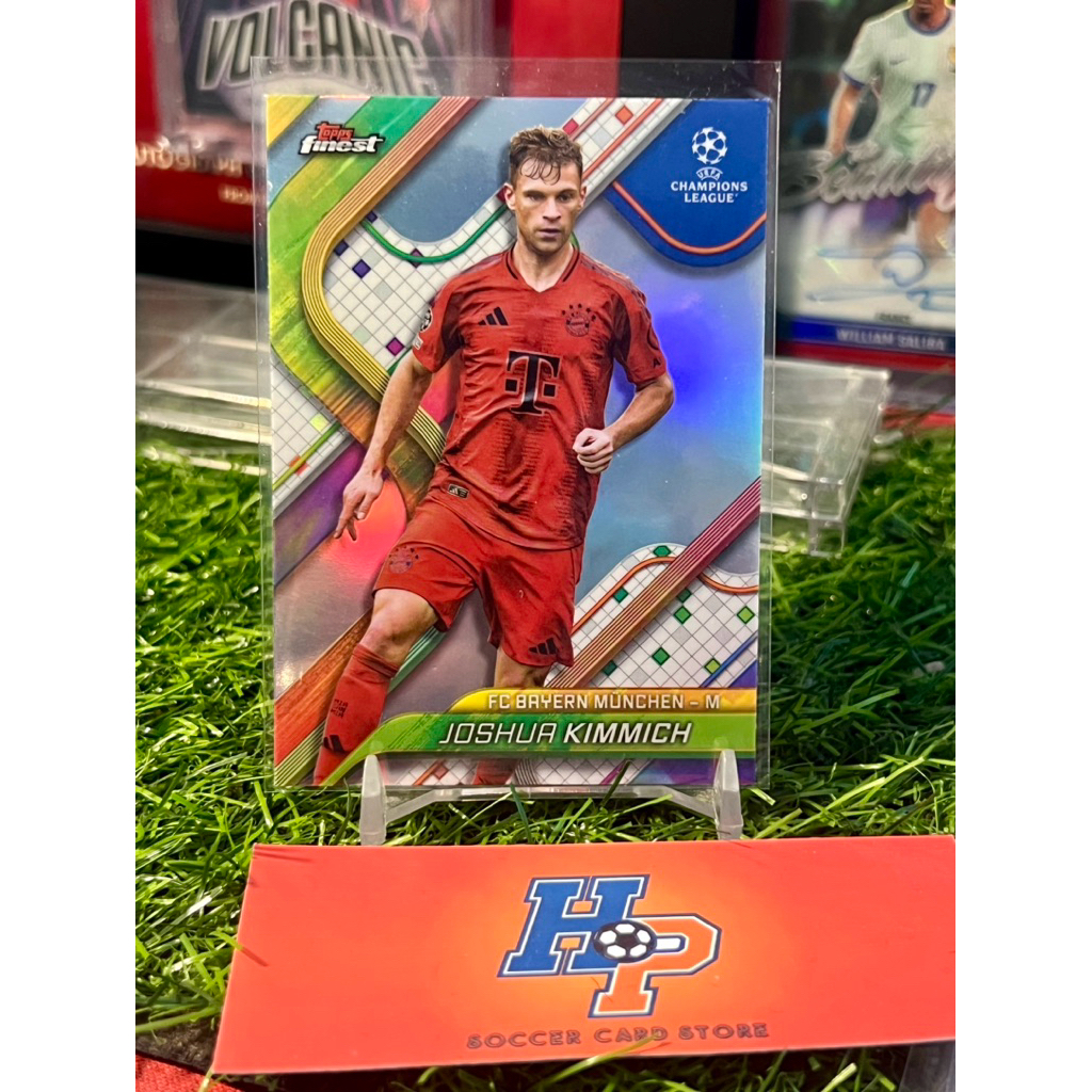 Thẻ bóng đá Joshua Kimmich Refractor Topps Finest UCL 2024/25