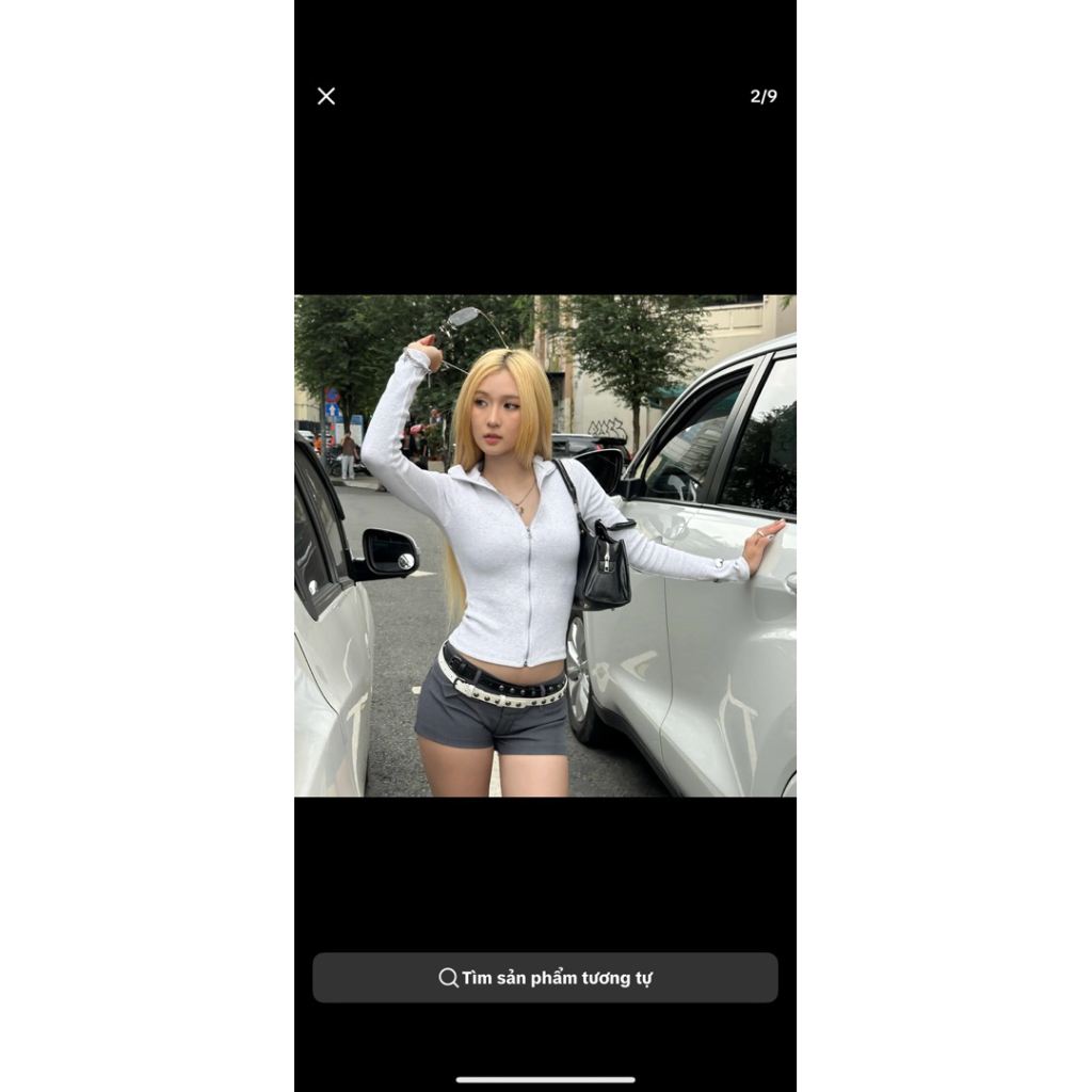 thanh lý (pass) áo tay dài cổ lọ VSS cardigan