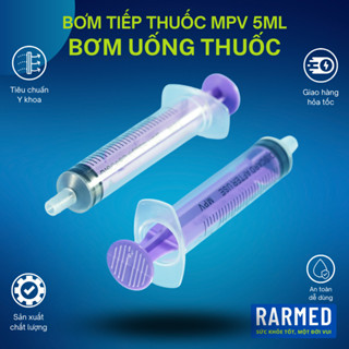 Bơm uống thuốc cho trẻ MPV, bơm tiếp thuốc cho bé - 5ml dụng cụ uống thuốc đầu to