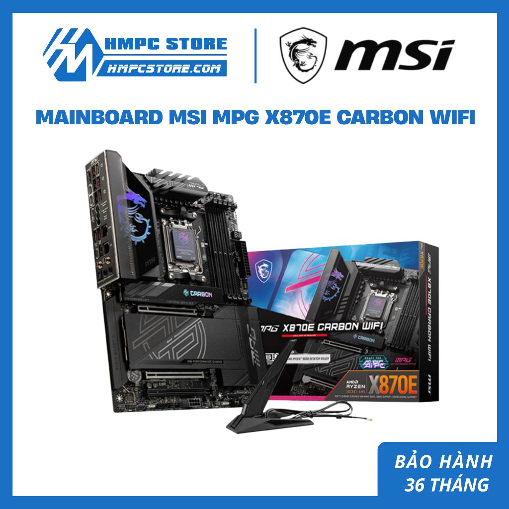 Bo mạch chủ - Mainboard MSI MPG X870E Carbon WiFi