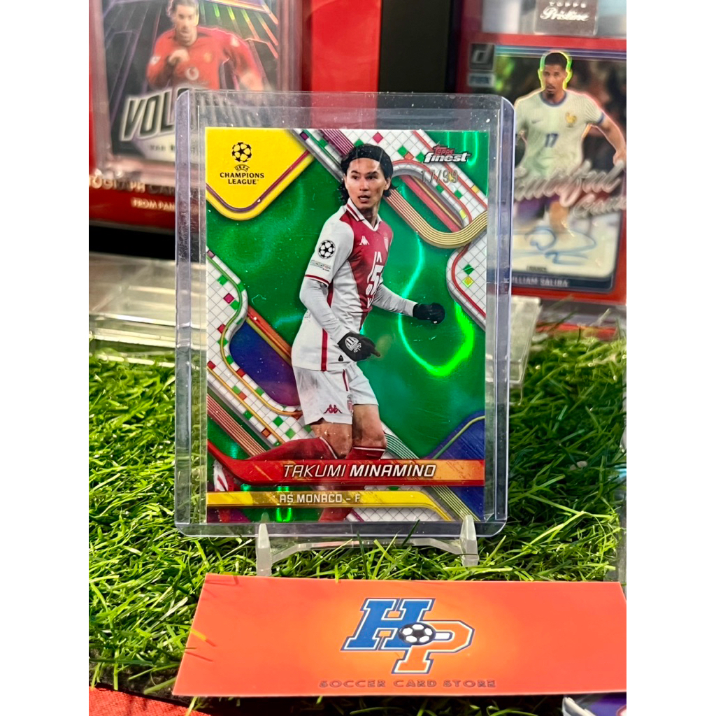 Thẻ bóng đá Takumi Minamino /99 Topps Finest UCL 2024/25