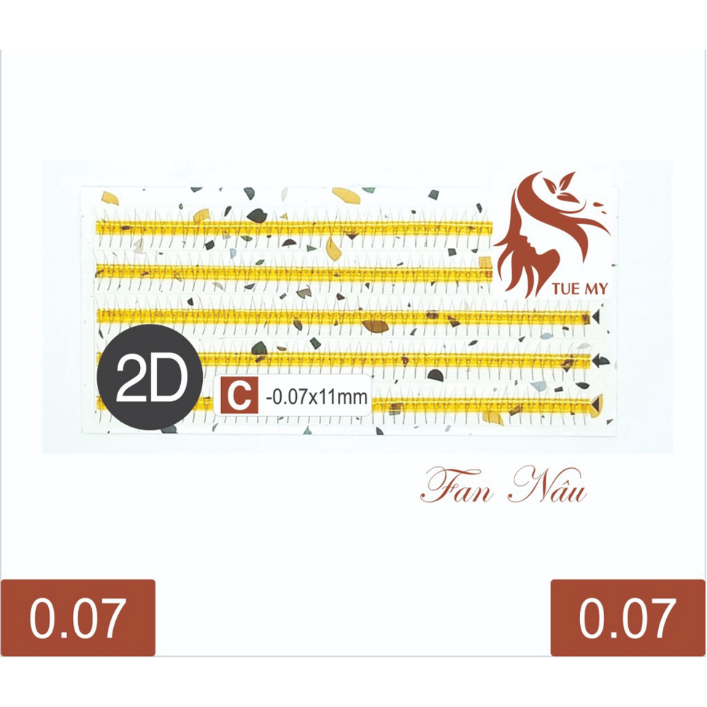 Mi Nâu Fan Khay 2D Sợi 0.07