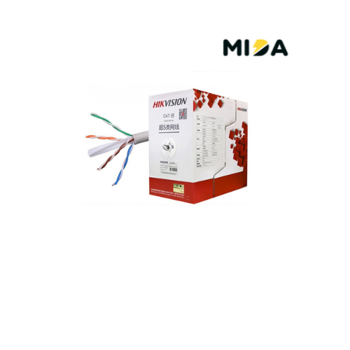 Cáp Mạng Hikvision CAT6 UTP 8 lõi đồng nguyên chất DS-1LN6UZC0 chuyên camera POE