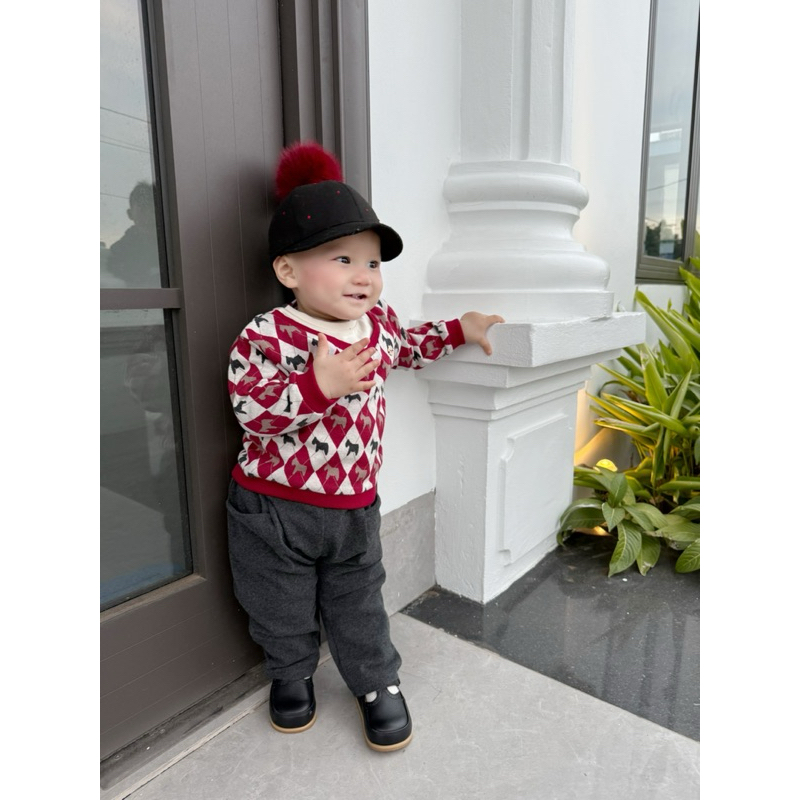 Set rmk ettoi ngựa đỏ bé trai