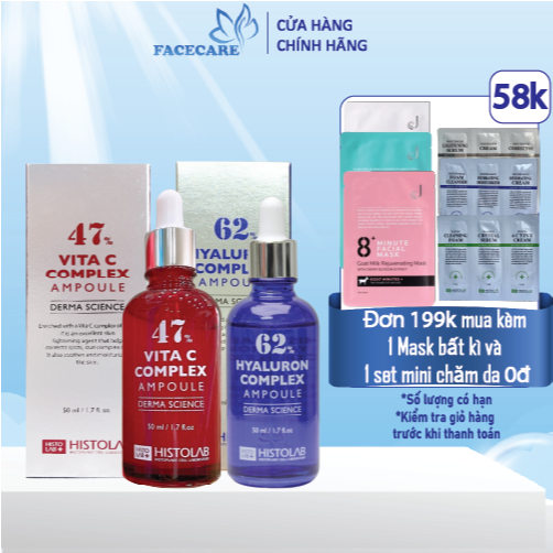 Serum Cấp Ẩm Histolab 62% Hyaluron Complex 50ml