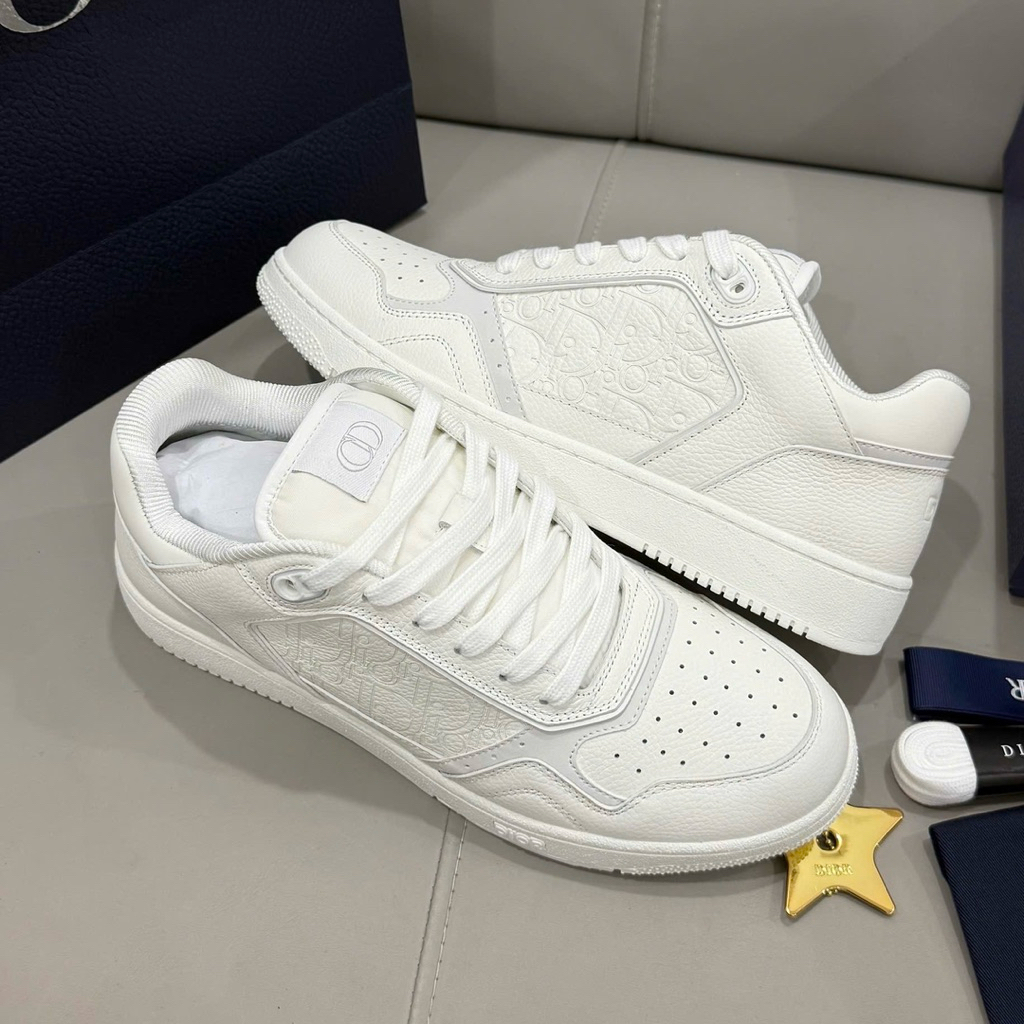 l Hàng Sẵn l Giày Thể Thao B27 Full Trắng x Vân Chìm Bản SC Đẹp Nhất Thị Trường Full Bill Box