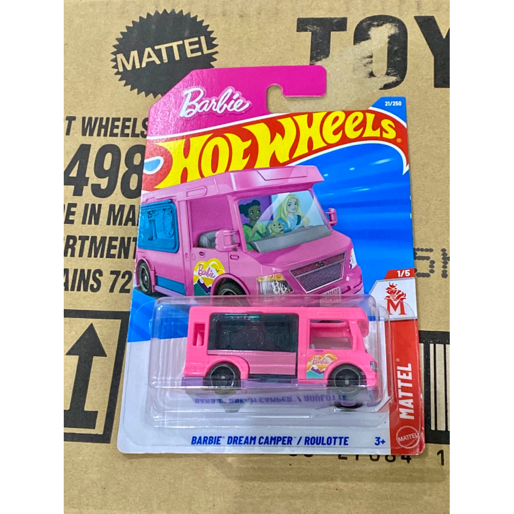 Xe mô hình Hot Wheels 2026 Barbie Dream Camper Pink – Tỷ lệ 1:64, Chính hãng