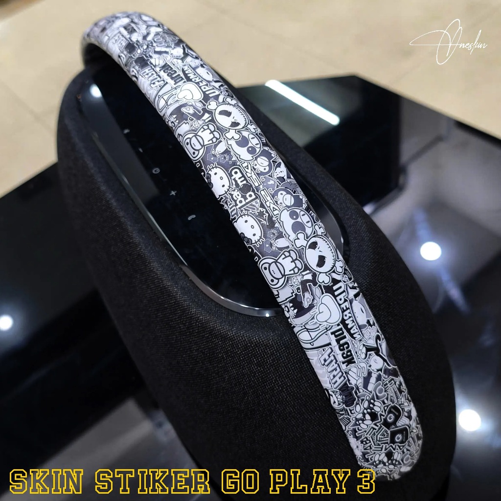 Dán Skin Cho Tay Sách Loa Haman Kardon Go Play 3 - Mẫu Sticker Khuôn Cắt CNC Sẵn Dế Dán Tại Nhà