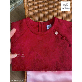 Áo dài bé gái cao cấp Melisa 8-45kg