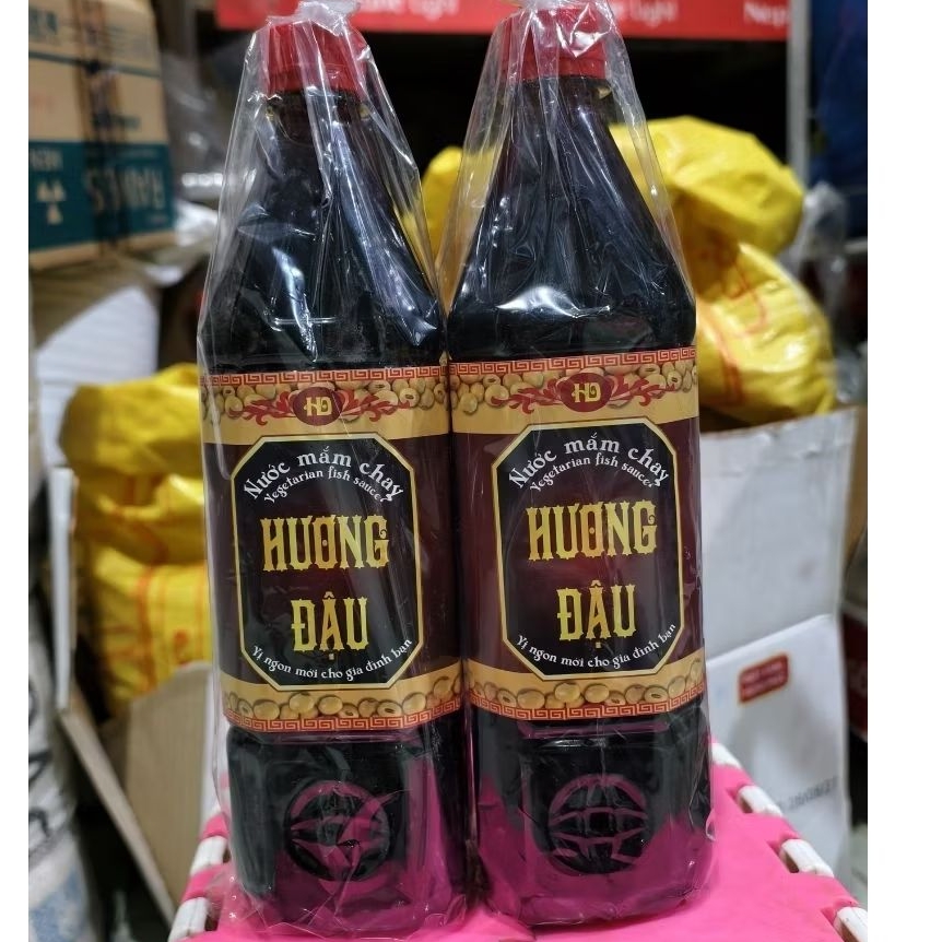 Combo 2 chai  Nước mắm chay Hương Đậu - chai 1lit