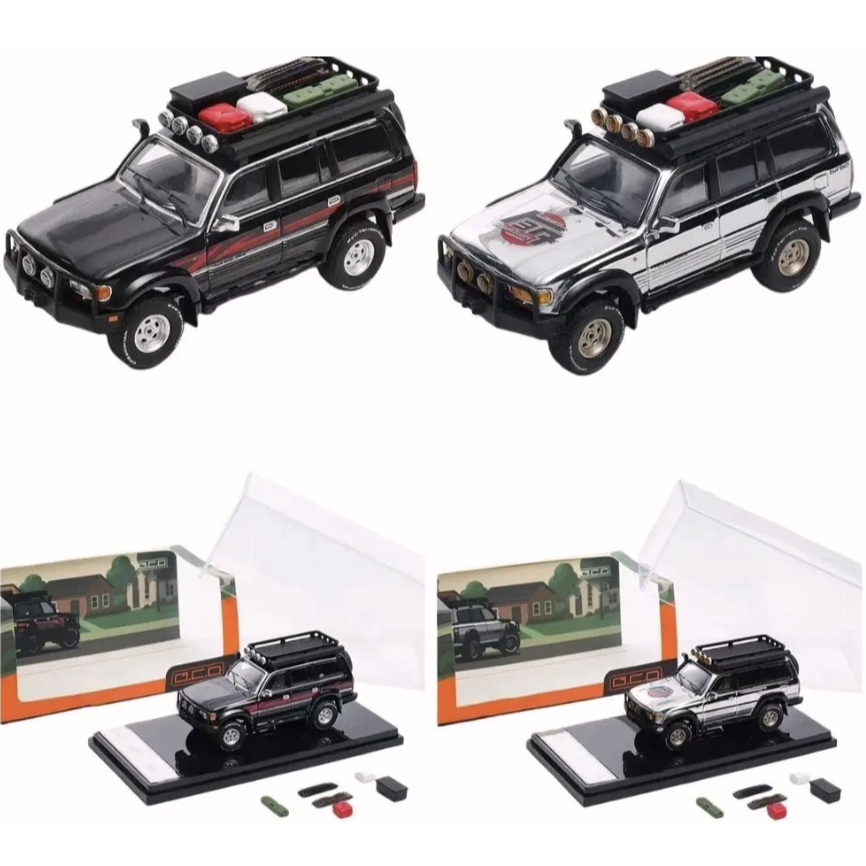 Mô hình ô tô Toyota Land Cruised LC80 1:64 GCD