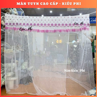 Màn tuyn thái 1m6x 2m, 1m8x 2m, 2mx2m2 gấp gọn - mùng ngủ chống muỗi gia đình cao cấp