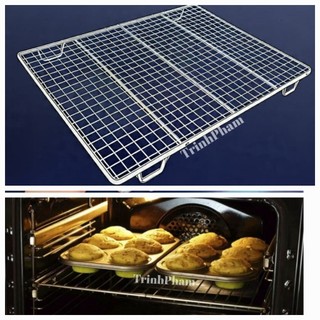 Vỉ nướng caro có chân dùng cho lò nướng Sanaky. Làm vỉ inox 304 theo yêu cầu