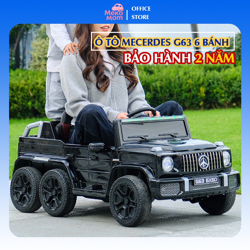 Ô Tô Điện Trẻ Em Mercedes G63 6 Bánh – Có Remote – Đèn LED – Bluetooth – Hàng Cao Cấp