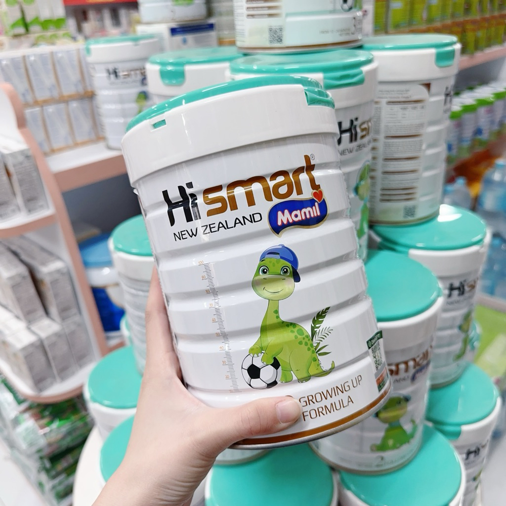 Sữa Hismart Mami khủng long xanh số 1,2,3