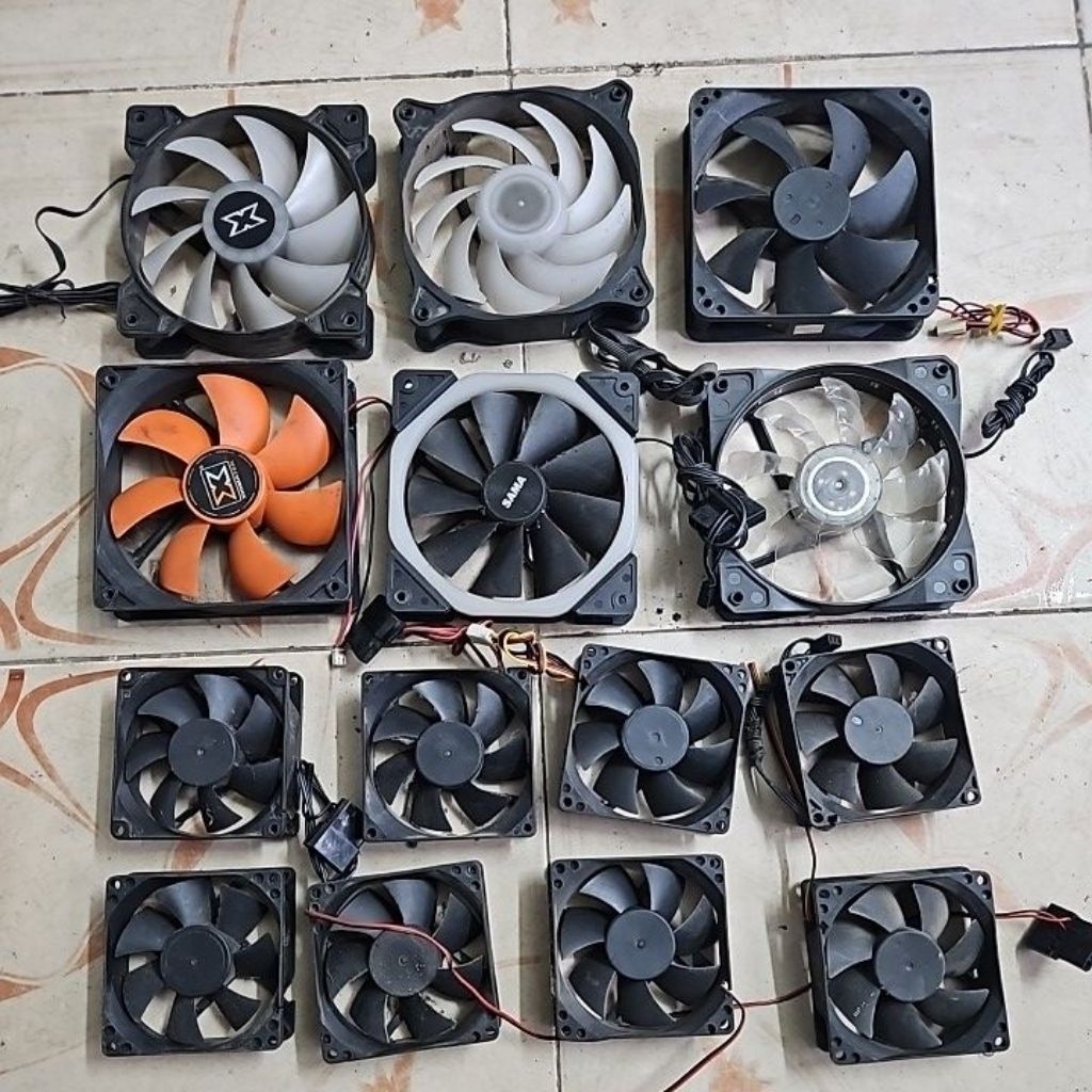 Quạt làm mát cây máy tính fan8 | fan12 tháo máy