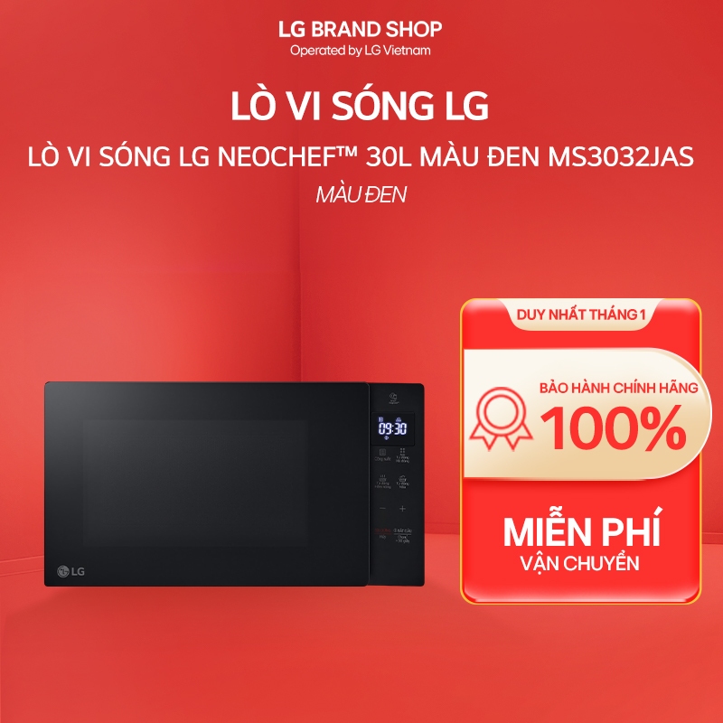 Lò Vi Sóng LG NeoChef™ 30l màu Đen MS3032JAS