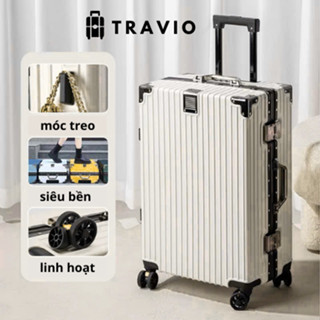 Vali Khung Nhôm khoá sập cao cấp size 20 24 28 Bo 4 Góc Chống Va Đập Chống Trầy Xước 002