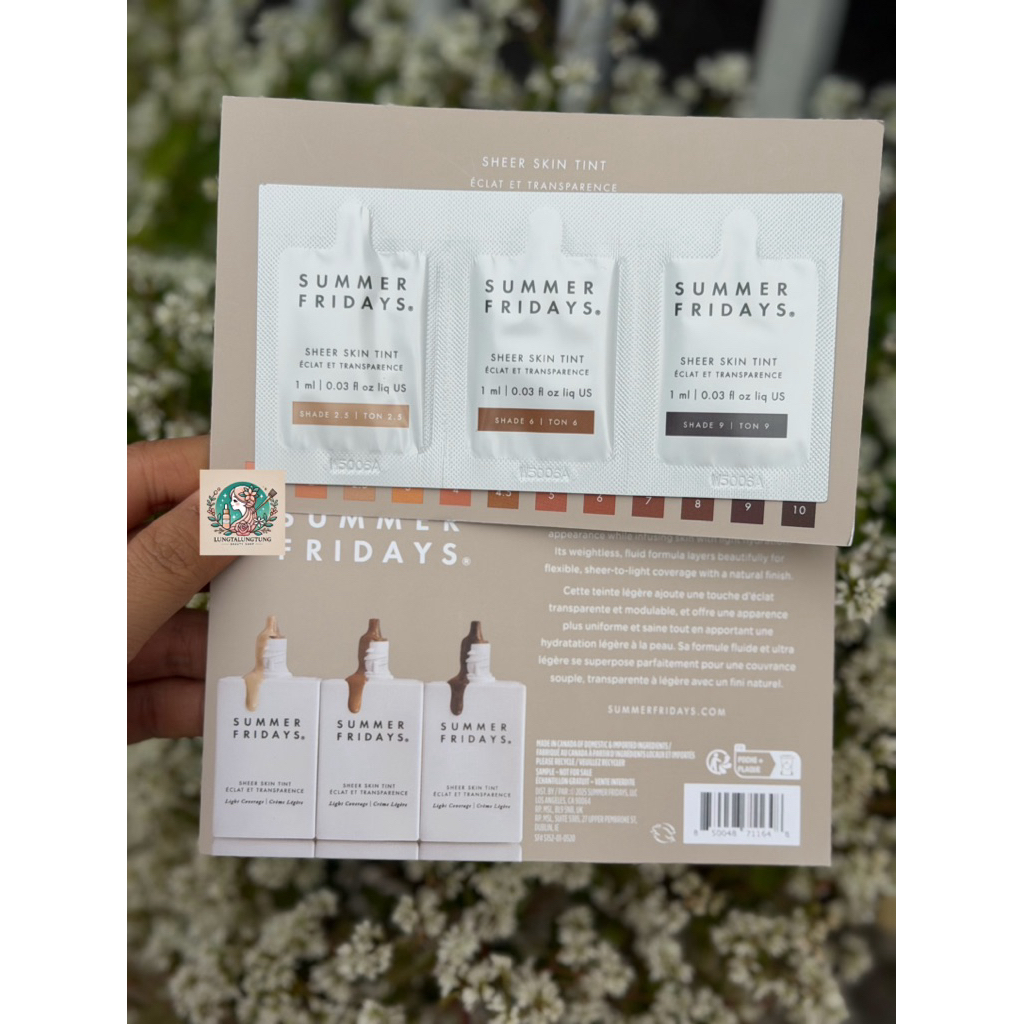 Set Sample 1ml x 3 - Skin tint Summer Friday