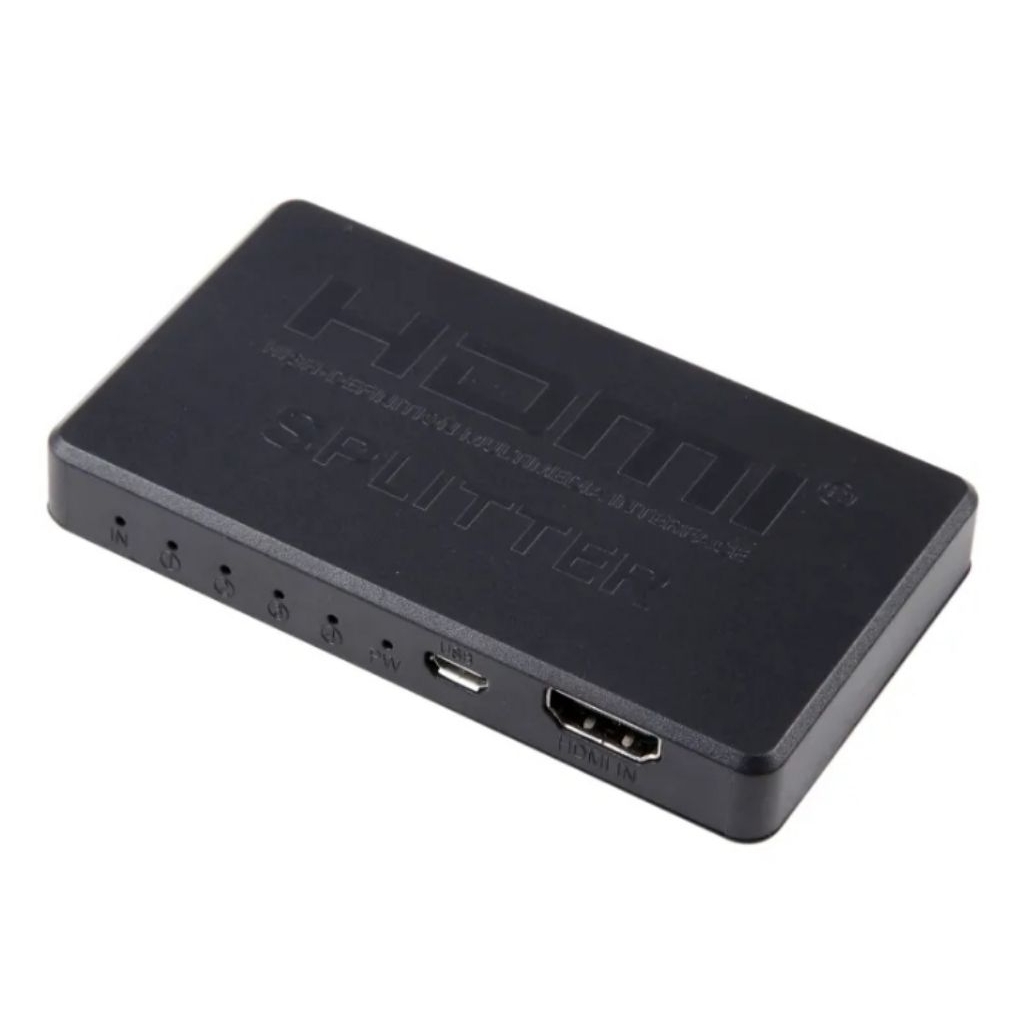 Bộ chia HDMI 1 ra 4 Black 1 Input X 4 Output 3d 4k Hdmi Splitter Box