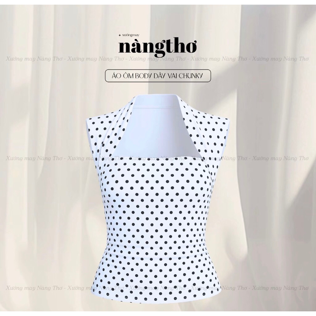 Pass/ Thanh lý áo chấm bi của NT design (Đi đơn từ 50k)