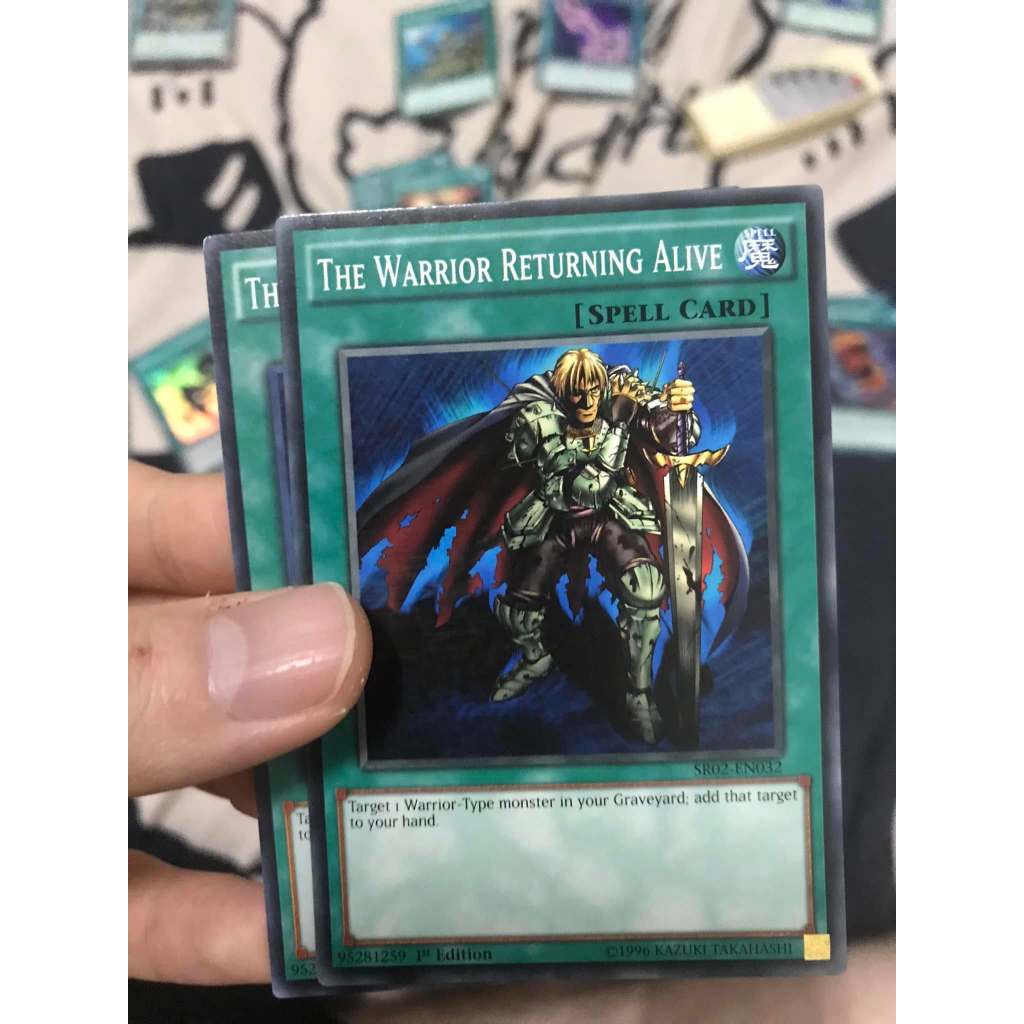the warrior returning alive card cũ