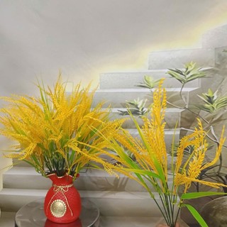 lúa giả dùng trang trí nhà cửa.  tượng trưng cho tài lộc .no ấm đầy đủ sung túc