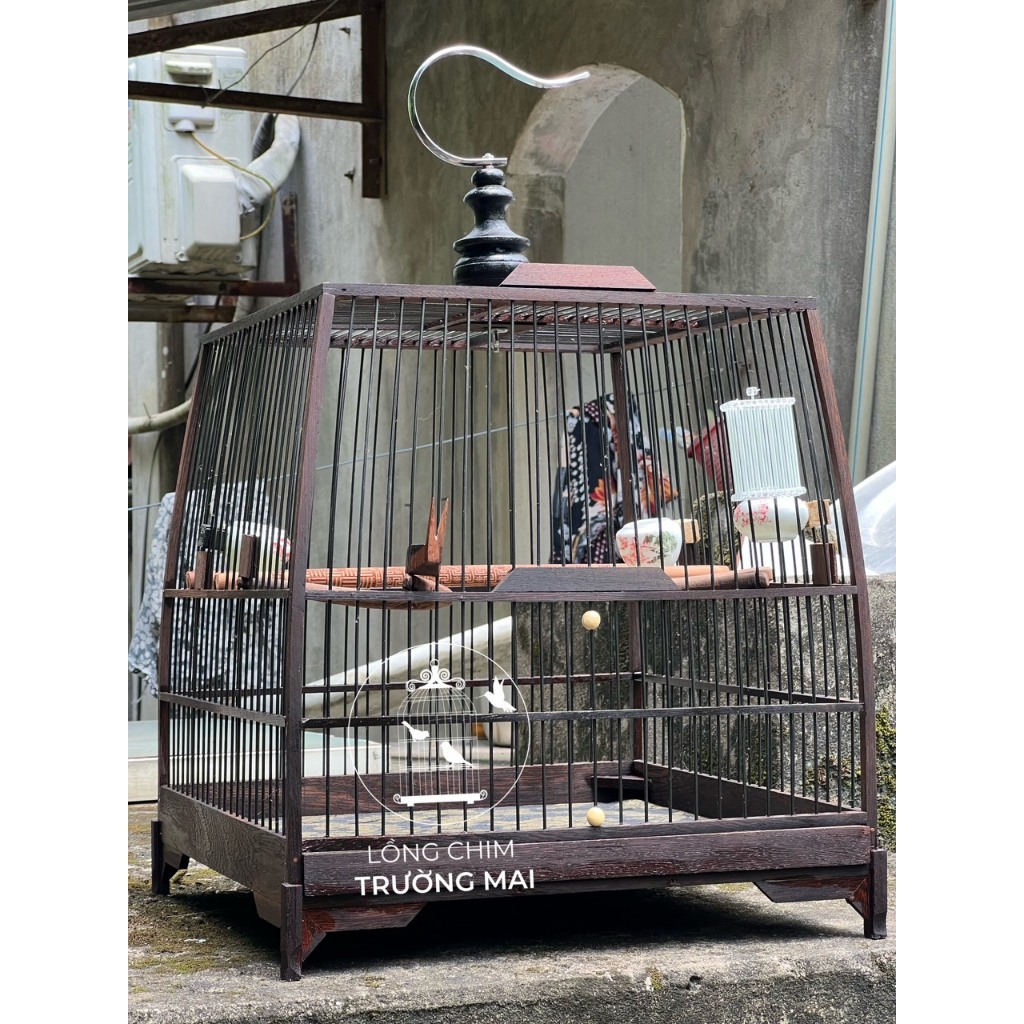Khung lồng chào mào ,Khung lồng thái đấu ,khung lồng chào mào tự ráp ( có video hướng dẫn ) gỗ mun đ