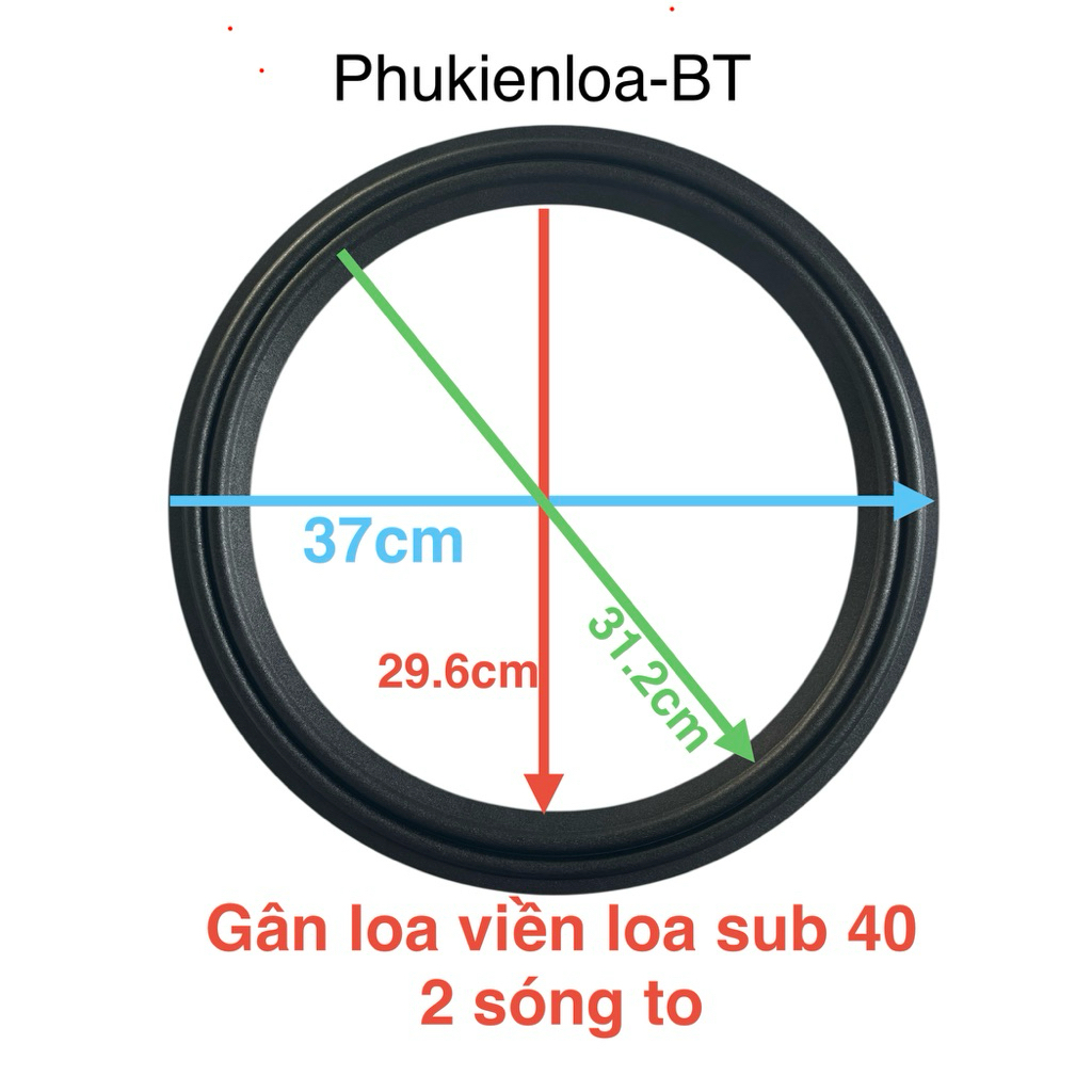 Gân loa bass 40 gân vải sóng to